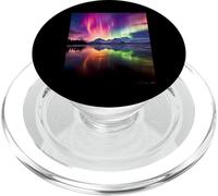 Paisaje de Alaska Aurora Borealis Northern Lights Vacay Merch PopSockets PopGrip para MagSafe