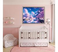 Paisaje de anime Pintura Diamante Adultos Principiante,Bricolaje 5D Square Diamond Painting Kit Completo,diamond painting Manualidades Para Decoración de Hogar Pared Regalo 65x85cm