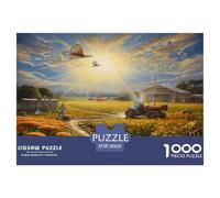 Paisaje de Granja Pastoral 1000 Piezas De Rompecabezas para Adultos, Puzzle Curación Natural Adultos, Juego Didáctico Decoración para El Hogar 38x26cm/1000pcs