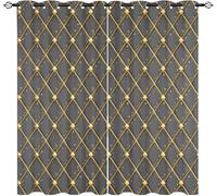 Paisaje De JardíN RomáNtico Poliester Ojales Cortina Opaca Juego de 2 Paneles 117An x 229Al cm, Verde Lavable Cortinas Termicas Aislantes para Niños Niñas Dormitorio de Ventana Decoración