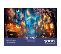 Paisaje de la Ciudad 1000 Pieza PuzzlesCiudad cósmica mística Rompecabezas para Adultos Juego Imposible Y Niños +14 Años Decoración Hogar52x38cm/1000pcs