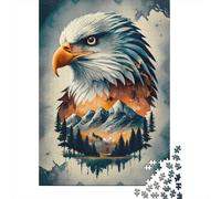 Paisaje de la montaña del águila Paquete De 1000 Piezas Papel Ecológico Entrenamiento Cerebral Actividad De Vinculación Familiar Ocio En Casa Desafiante 38x26cm/1000pcs