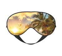 Paisaje del atardecer del océano, Cubreojos completos Antifaz bloqueador de luz Antifaz para dormir Antifaz suave con los ojos vendados Noche