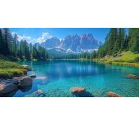 Paisaje Diamond Painting Adultos, Diamond Painting OcéAno Pintura Diamante Patrón 5D DIY Punto de Cruz Diamante Dibujos con Diamantes Manualidades Adultos para Decoracion Hogar 70x140cm -bby2603SO