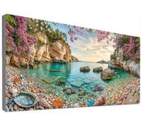 Paisaje Diamond Painting Adultos Grande Kit Completo 90x180cm, Pintura Diamante Lago 5D Full Drill Taladro, Mosaico Bordado Cristales Strass, Manualidades Adultos, Decoración Salon Casa Regalo C6-791