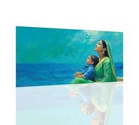 Paisaje Diamond Painting Adultos Redonda Diamantes Grande 80x160cm,5D DIY Diamond Painting Kit Completo Madre e hijo Diseño,Pintar con Numeros Adultos Manualidades,Decoracion Hogar,Regalo Mujer,Y804Z