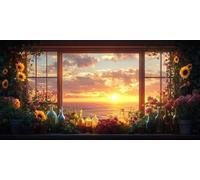 Paisaje Diamond Painting Amazon, 5D Pintar con Diamantes Botella, Diamond Art Kit Adultos, Kit Pintura Diamante Niños Regalos, DIY Puzzle Diamantes Para Manualidades, Decoración Pared 60x30cm L-182