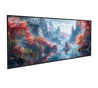 Paisaje Diamond Painting Arquitectura China Diamond Painting Adultos, 5D DIY Pintura Diamante Manualidades Adultos Cristal Punto de Cruz para Decoración De Pared Del Hogar, Regalos 30 x 60 cm PJY9 9-D