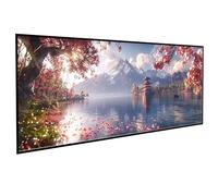 Paisaje Diamond Painting Arquitectura Diamond Painting Adultos, 5D DIY Pintura Diamante Manualidades Adultos Cristal Punto de Cruz para Decoración De Pared Del Hogar, Regalos 50 x 100 cm PJY9 K-O