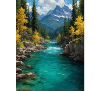 Paisaje Diamond Painting, Planta Diamond Painting Manualidades Adultos Kits, 5D Pintura Diamante, Diamantes Punto de Cruz, DIY Manualidades Adultos Kits, Home Decoracion Otoño, Regalo, 50x70cm D-8317