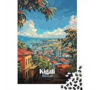 Paisaje escénico de Kigali Ruanda Puzzle De 1000 Piezas Puzzle Arte Diversión Adultos Y Niños A Partir De 12 Año 70x50cm/1000pcs
