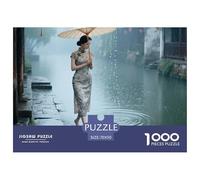 Paisaje Estilo Chino Puzzles Imposible,desafío para Adultos Juego Educativo 1000 Piezas Obra De Arte De Juego De para Adultos Y Niños A Partir De 12 Años 70x50cm/1000pcs