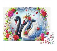 Paisaje Lago De Los Cisnes Puzzle 1000 Piezas para Adultos Relajación Regalo Festivo 52x38cm/1000pcs