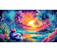 Paisaje Natural Puzzle de 1000 Piezas para la Familia Juegos de Puzzles estimulantes Cartón 100% Reciclado 38x26cm/1000pcs