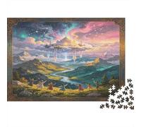 Paisaje Naturaleza Imagen de Arte 1000 Piezas Puzzle para Adultos Relajación Familiar Reducción del Estrés 70x50cm/1000pcs