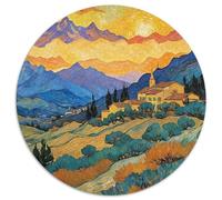 Paisaje Pastoral Puzzle 1000 Piezas Y Niños +14 Años Vincent Van Gogh Rompecabezas DIY Juego Familiar Regalo De Decoración del Hogar 1000pcs (67.5x67.5cm)
