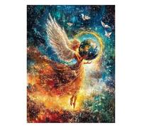 Paisaje Pintar por Numeros Adultos 95 x 70cm Pintura por Numeros Adultos Ángel para Decoracion Pared, Color Lienzos Paint by Numbers Adult para Cuadros Decoracion Salon Modernos Regalo Mujer JLYH-5339