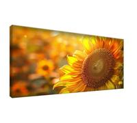 Paisaje Pintura de Diamante 5D Completa Kit Diamond Painting Girasol Manualidades Adultos, Cuadro Diamantes Cristal Art Punto de Cruz Set para Decoración Pared, Regalo dia del Padre 100x200cm 0Z-853