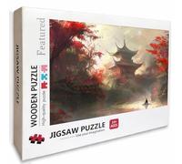 Paisaje Puzzle Madera, Arquitectura Puzzle 4000 Piezas Adultos con Compact Box 141x87cm, Rompecabezas Desafiante, DIY Juegos de Rompecabezas Creativos para Hombres Mujeres, Decoración Verano, 4-3241