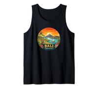 Paisaje Tropical de Bali Indonesia con volcán Camiseta sin Mangas