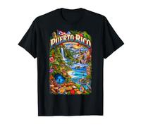 Paisaje Tropical de Puerto Rico Isla del Encanto Camiseta