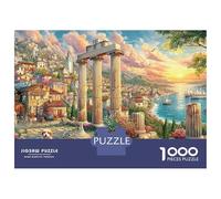 Paisaje Urbano Antiguo 1000 Piezas Rompecabezas Clásico DecoracióN Familiar Antiguas ruinas Romanas Jigsaw Juegos Educativos para Adultos 52x38cm/1000pcs