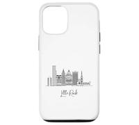 Paisaje urbano de Little Rock Arkansas Skyline US Travel Souvenirs Carcasa para iPhone 12/12 Pro