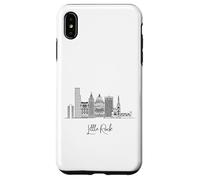 Paisaje urbano de Little Rock Arkansas Skyline US Travel Souvenirs Carcasa para iPhone XS Max