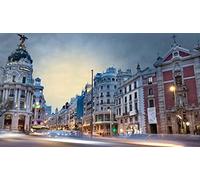 Paisaje Urbano De Madrid España Pintura Por Números Diy Único Lienzo Pintura Al Óleo Kit Pintura Digital