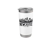 Paisaje urbano de Newcastle Upon Tyne Vaso térmico de acero inoxidable de doble pared