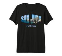 Paisaje Urbano de San Juan, Puerto Rico Camiseta Premium