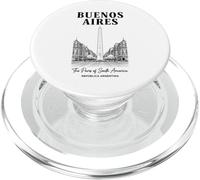 Paisaje Urbano del Horizonte de Buenos Aires PopSockets PopGrip para MagSafe