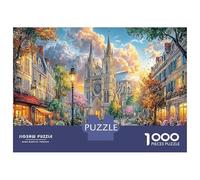 Paisaje Urbano otoño Puzzles Imposible,desafío para Adultos Interesante Entretenimiento Creativo 1000 Piezas Obra De Arte De Juego De para Adultos Y Niños A Partir De 12 Años 38x26cm/1000pcs