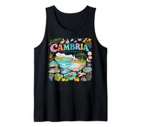 Paisajes costeros de California Diseño de Collage de Naturaleza Camiseta sin Mangas