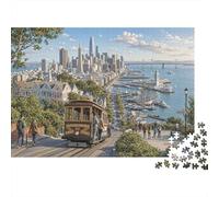 Paisajes de San Francisco Puzzle 1000 Piezas, Actividad Familiar
