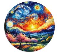 paisajes Naturales Puzzle 1000 Piezas para Adultos Y Niños Vincent Van Gogh Impossible Rompecabezas Juego Educativo Pintura, Entretenimiento Creativo 1000pcs (67.5x67.5cm)