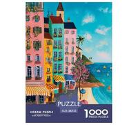 Paisajes románticos Puzzle De 1000 Piezas, Moderno DIY,Entretenimiento Creativo Clásicos para Adultos Y Niños A Partir De 12 Años Imposible Rompecabezas - Decoración del Hogar 52x38cm/1000pcs