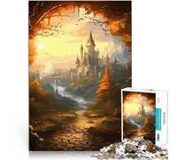 Paisajes Silvestres Rompecabezas para Adolescentes 1000 Piezas Juguetes educativos de Aprendizaje Juegos Familiares Mejorar la Memoria 38x26cm
