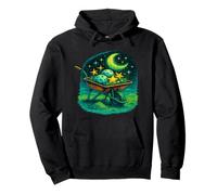 Paisajismo Celestial - Jardín cósmico, floración Astral, Surrealista Sudadera con Capucha