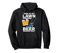 Paisajismo Divertido Este es mi césped Cortar el césped Beber Cerveza Sudadera con Capucha
