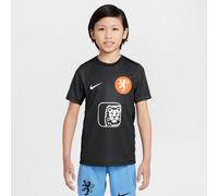 Países Bajos Academy Pro Camiseta de fútbol de manga corta para antes del partido Nike Dri-FIT - Niño/a - Negro S