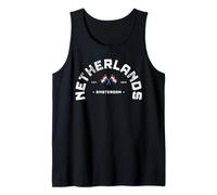 Países Bajos Bandera Holandesa Noroeste Europa Viajes Holanda Camiseta sin Mangas