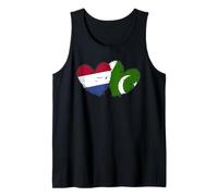 Países Bajos Pakistán Corazón Banderas Cultura Pakistaní Holandesa Camiseta sin Mangas