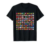Países Banderas niñas, mapas del Mundo niños, mapas del Mundo niños. Camiseta