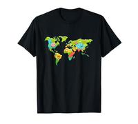 Países Banderas niñas, mapas del Mundo niños, mapas del Mundo niños Camiseta