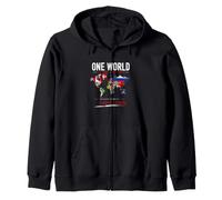 Países Banderas niñas, mapas del Mundo niños, mapas del Mundo niños Sudadera con Capucha
