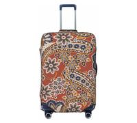 Paisley3 - Fundas protectoras elásticas para equipaje de viaje, 45,7 a 81,3 cm, Black, L