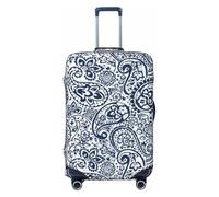 Paisley4 - Fundas protectoras elásticas para equipaje de viaje, 45,7 a 81,3 cm, Black, S