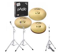 Paiste 101 Universal Brass Cymbal Pack with Stands