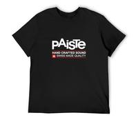 Paiste Hand Crafted Sound New Unisex 100% Cotton Short-Sleeve T-Shirts Black XXL